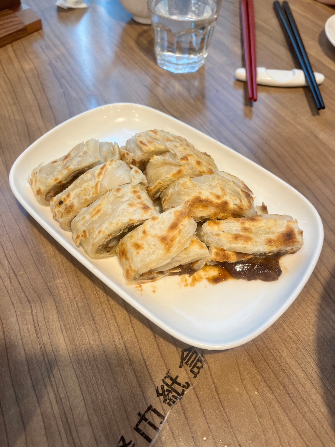 Salted pork pancake rool